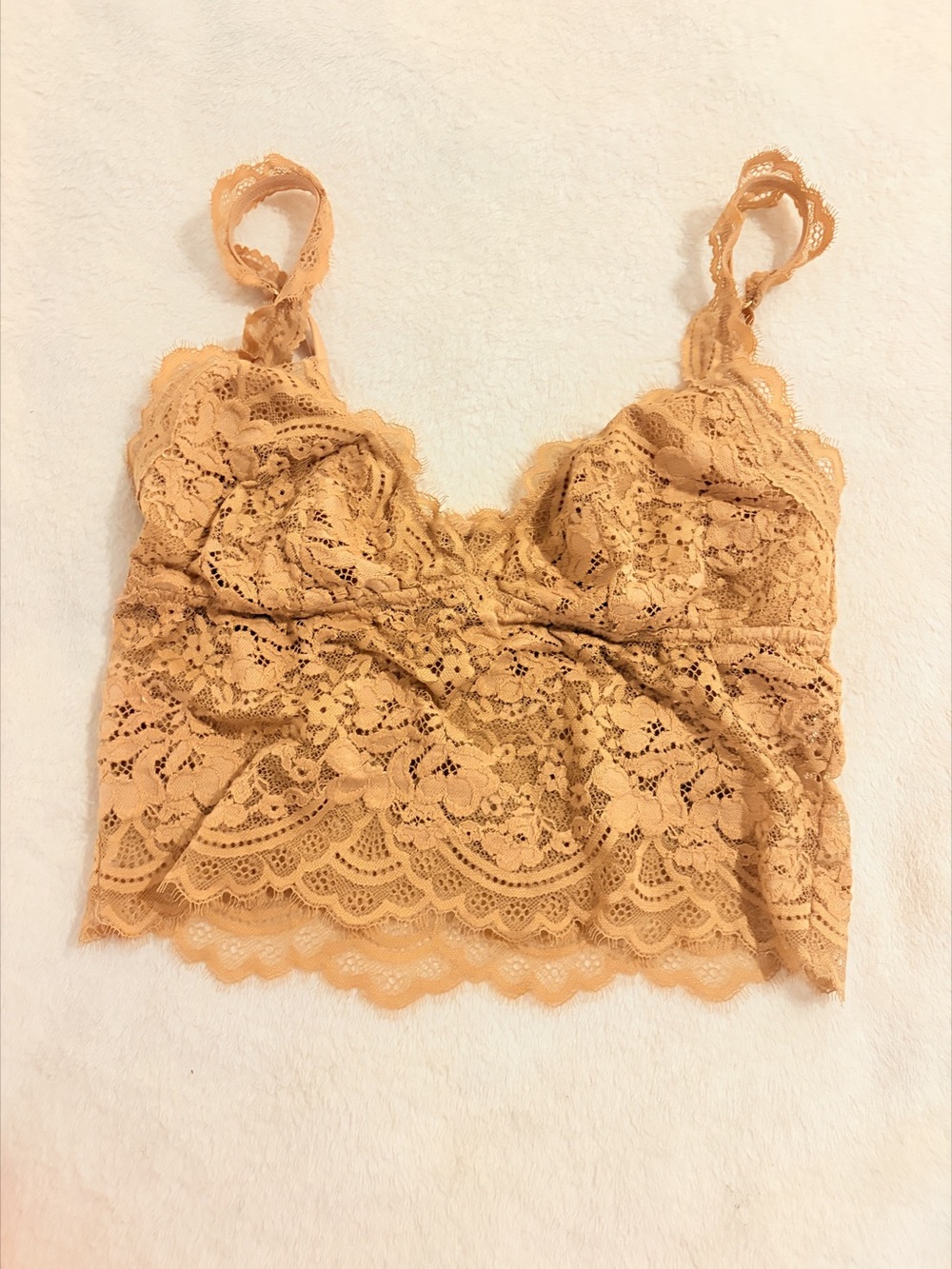 aerie Lace bralette camisole in tan ⭐️🐆